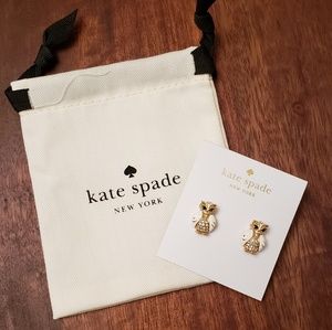 NWT Kate Spade Starbright Owl Studs